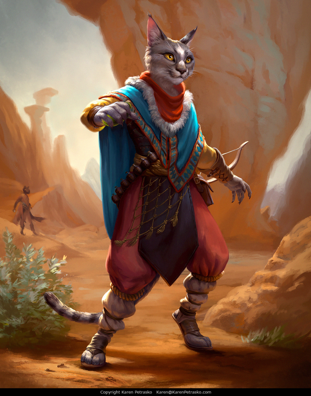 Tabaxi Alchemist/Artificer D&D Character